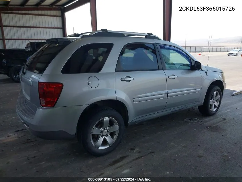 2CKDL63F366015726 2006 Pontiac Torrent