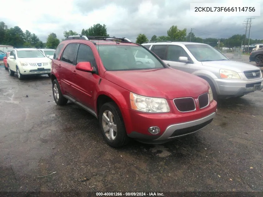 2CKDL73F666114756 2006 Pontiac Torrent