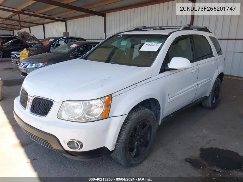 2CKDL73F266201747 2006 Pontiac Torrent