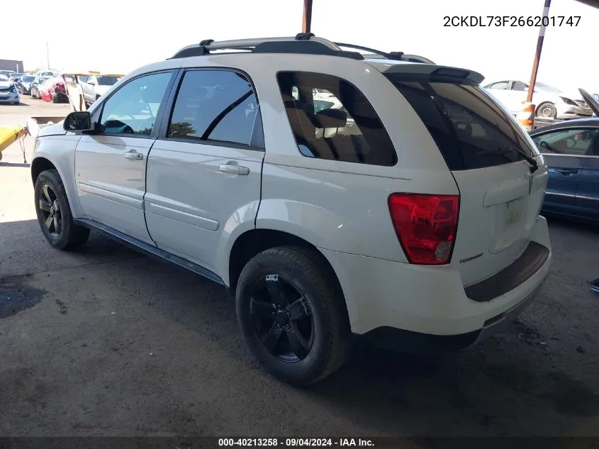 2CKDL73F266201747 2006 Pontiac Torrent