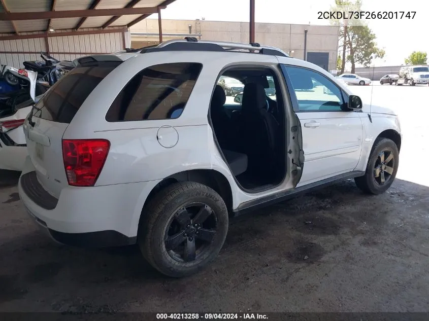 2CKDL73F266201747 2006 Pontiac Torrent