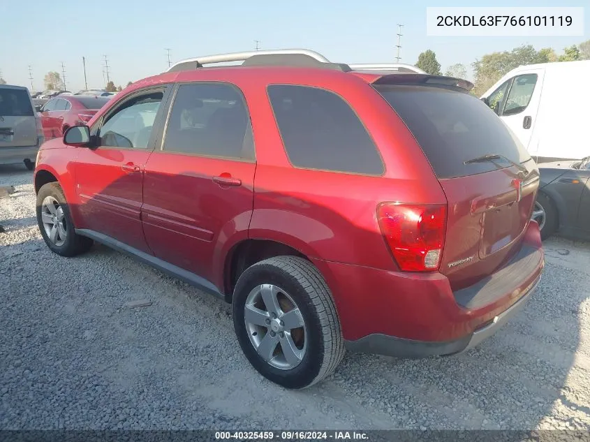 2CKDL63F766101119 2006 Pontiac Torrent