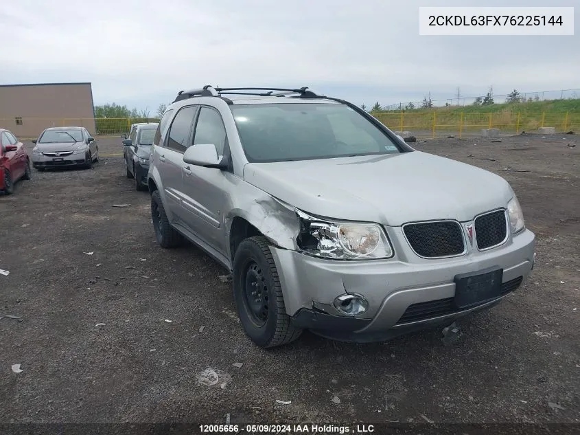 2CKDL63FX76225144 2007 Pontiac Torrent