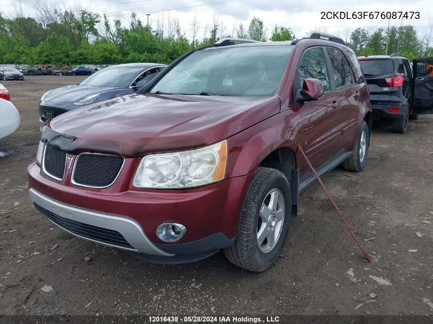 2CKDL63F676087473 2007 Pontiac Torrent