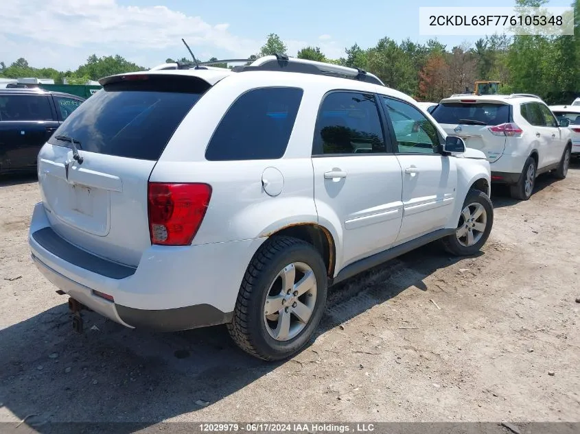 2CKDL63F776105348 2007 Pontiac Torrent