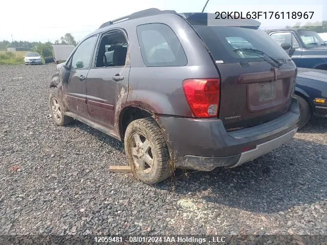 2CKDL63F176118967 2007 Pontiac Torrent