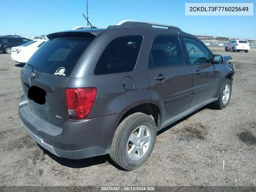 2CKDL73F776025649 2007 Pontiac Torrent