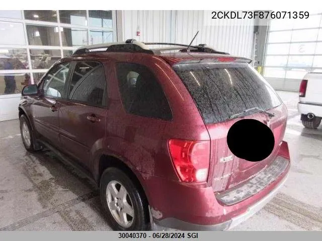 2CKDL73F876071359 2007 Pontiac Torrent