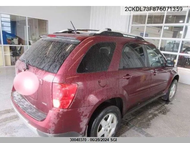 2CKDL73F876071359 2007 Pontiac Torrent