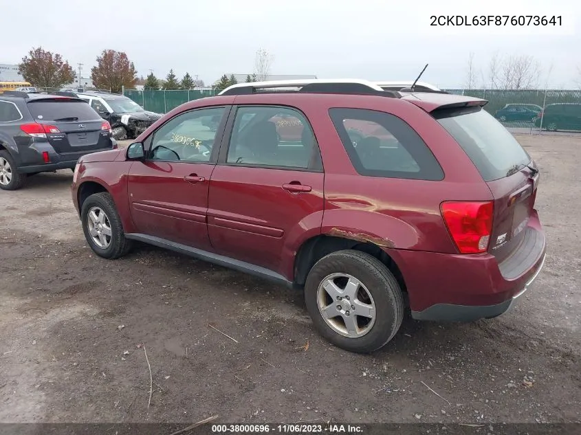 2CKDL63F876073641 2007 Pontiac Torrent