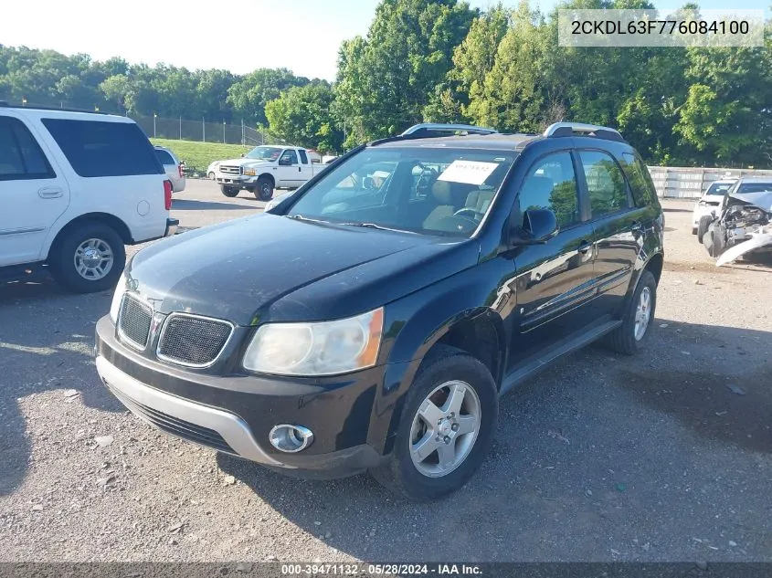 2007 Pontiac Torrent VIN: 2CKDL63F776084100 Lot: 39471132