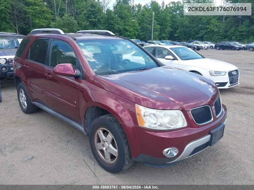 2CKDL63F176076994 2007 Pontiac Torrent