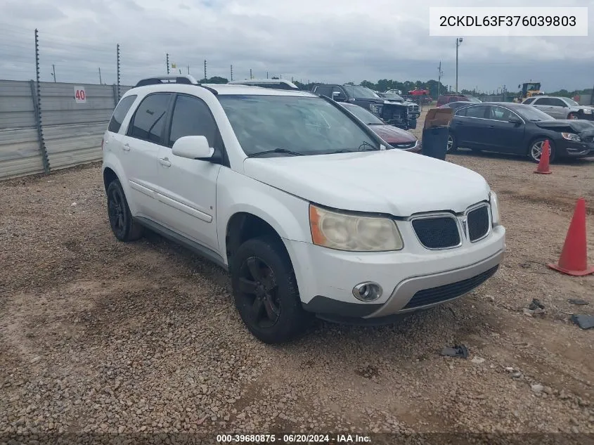 2CKDL63F376039803 2007 Pontiac Torrent