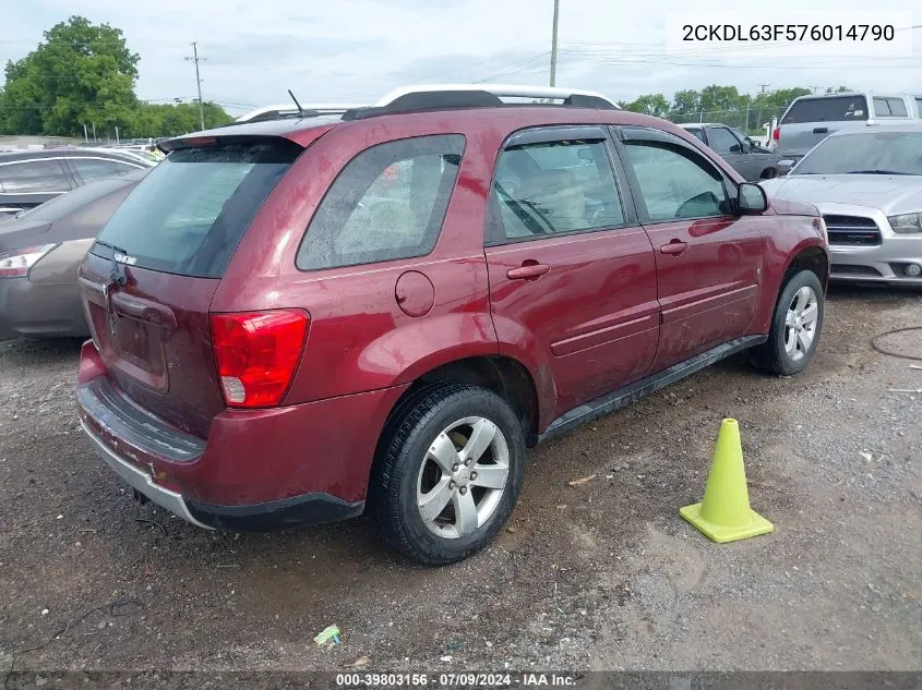 2CKDL63F576014790 2007 Pontiac Torrent