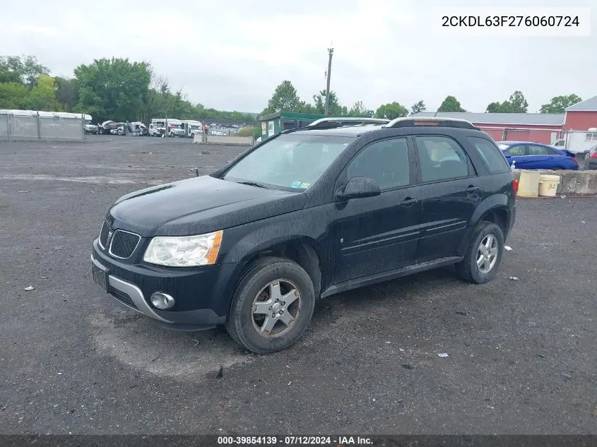 2CKDL63F276060724 2007 Pontiac Torrent