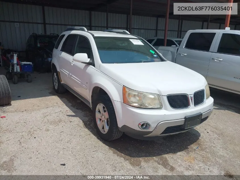 2CKDL63F776035401 2007 Pontiac Torrent