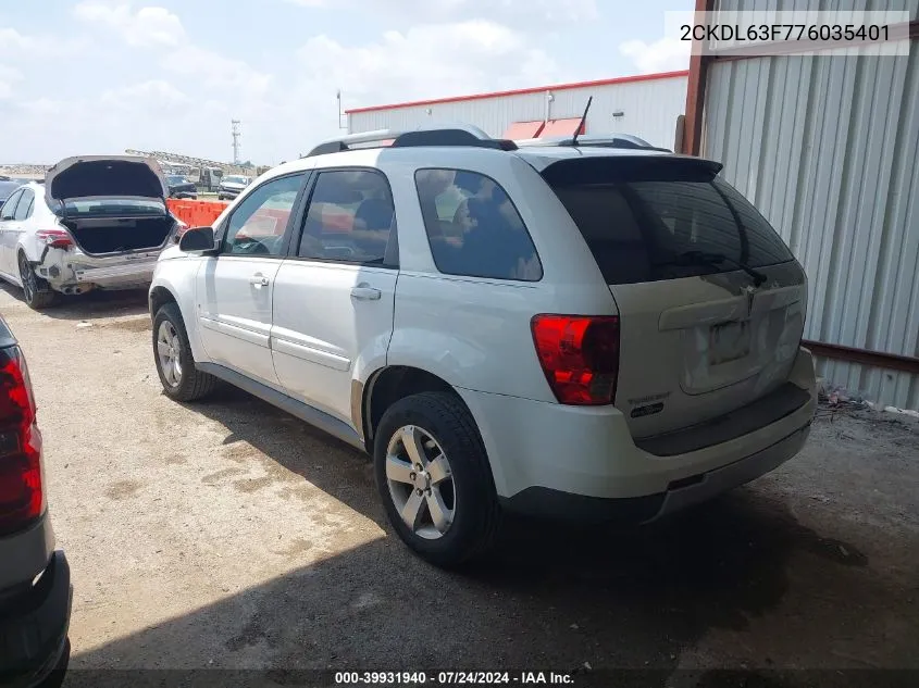 2CKDL63F776035401 2007 Pontiac Torrent