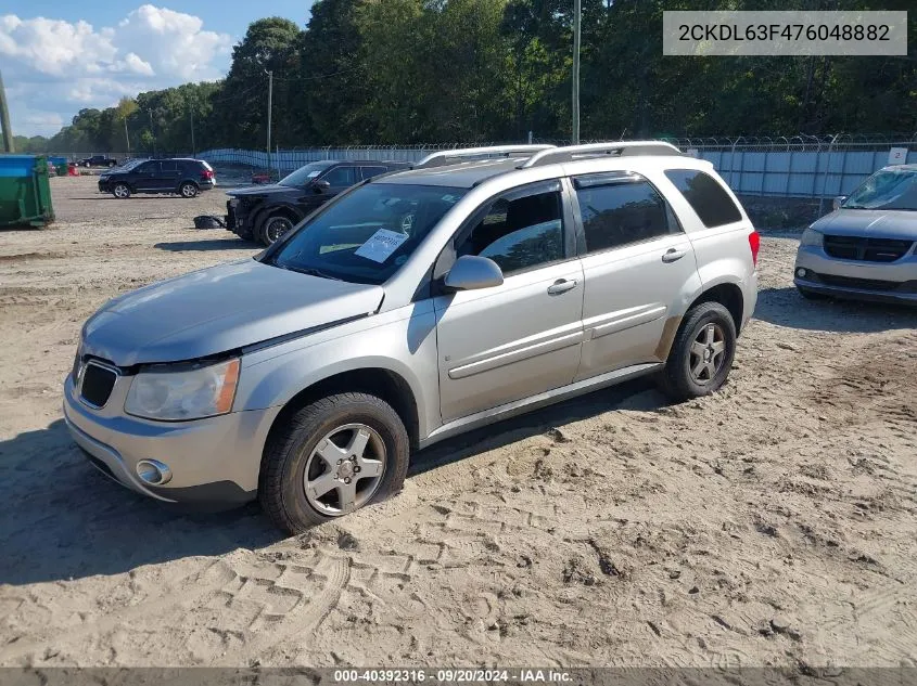 2CKDL63F476048882 2007 Pontiac Torrent