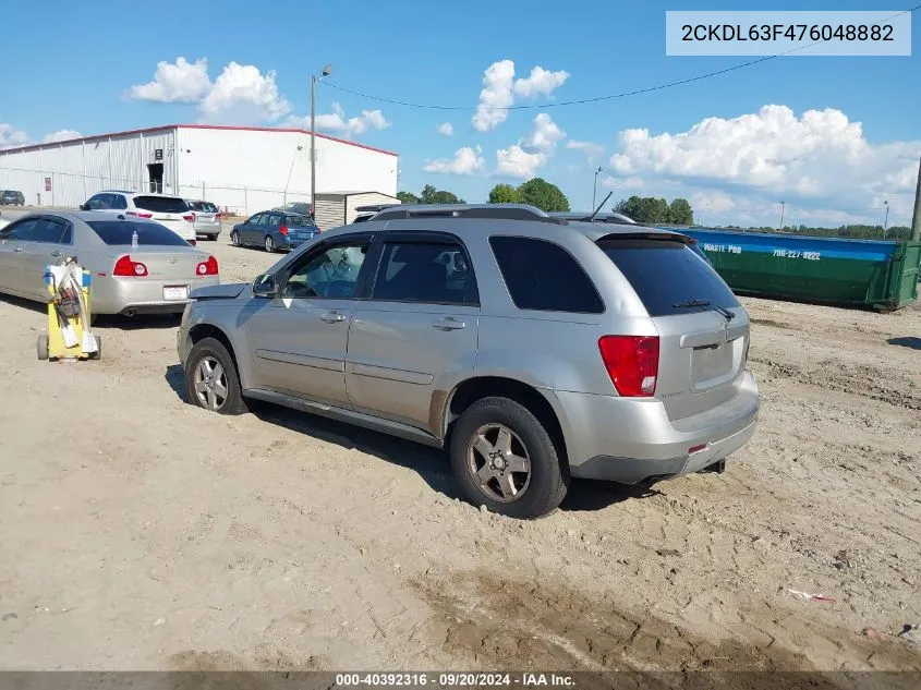 2CKDL63F476048882 2007 Pontiac Torrent