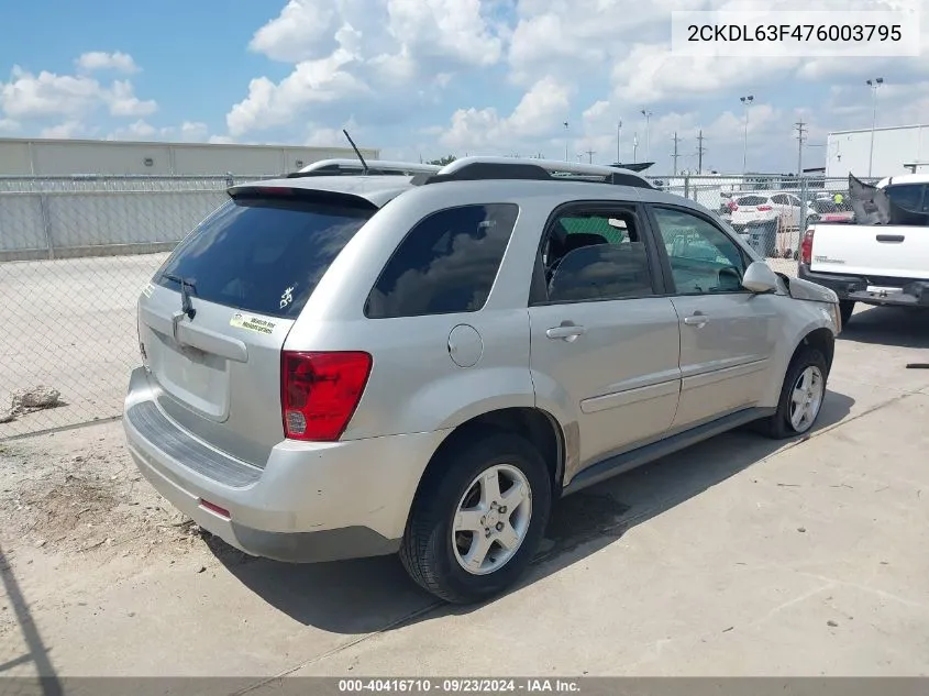 2CKDL63F476003795 2007 Pontiac Torrent