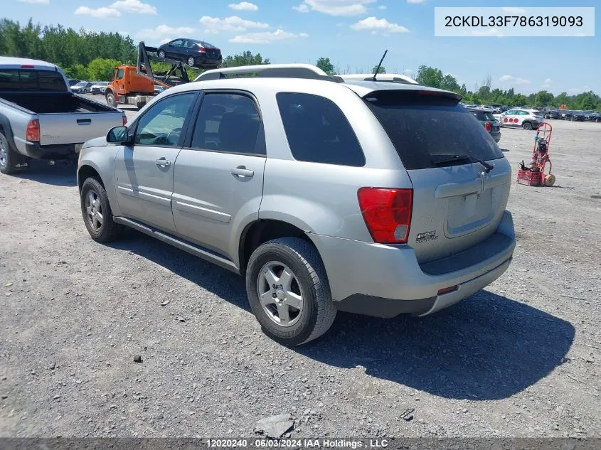 2CKDL33F786319093 2008 Pontiac Torrent