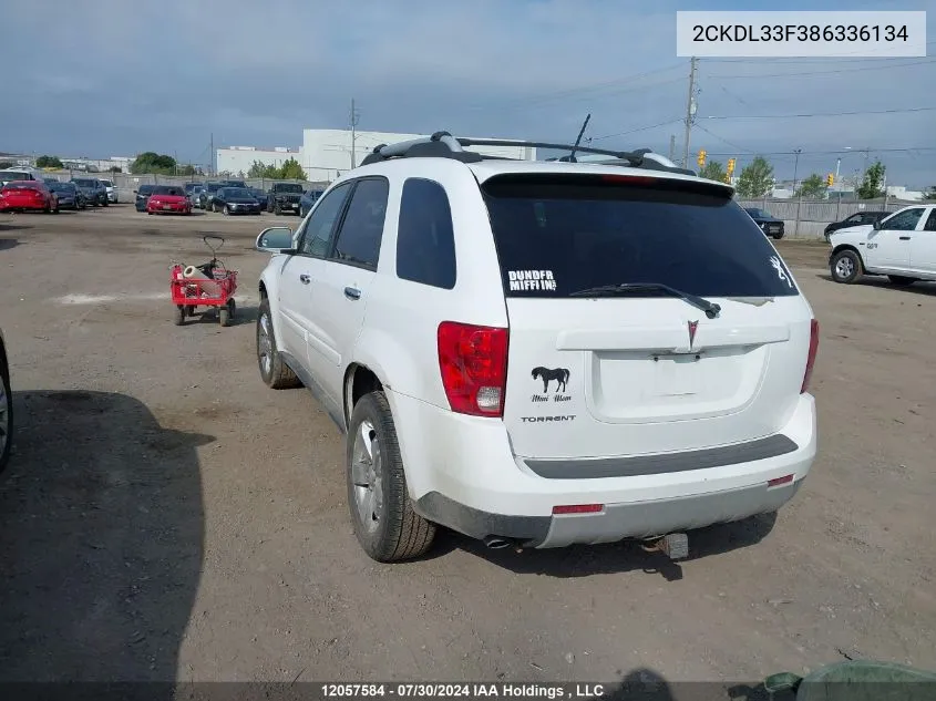 2CKDL33F386336134 2008 Pontiac Torrent