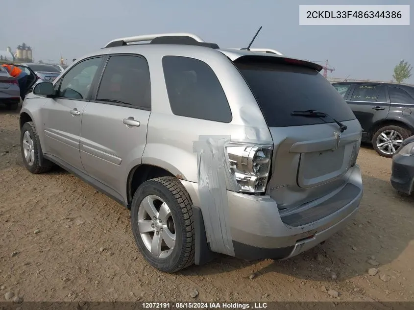 2CKDL33F486344386 2008 Pontiac Torrent