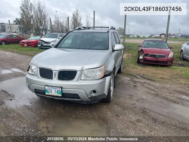 2CKDL43F186037456 2008 Pontiac Torrent Gt