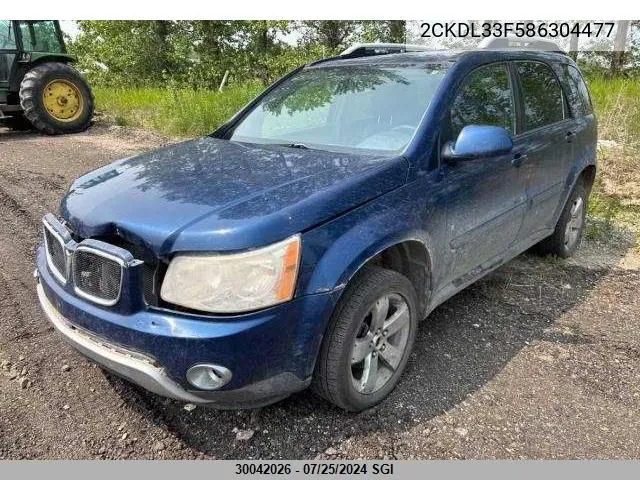 2CKDL33F586304477 2008 Pontiac Torrent