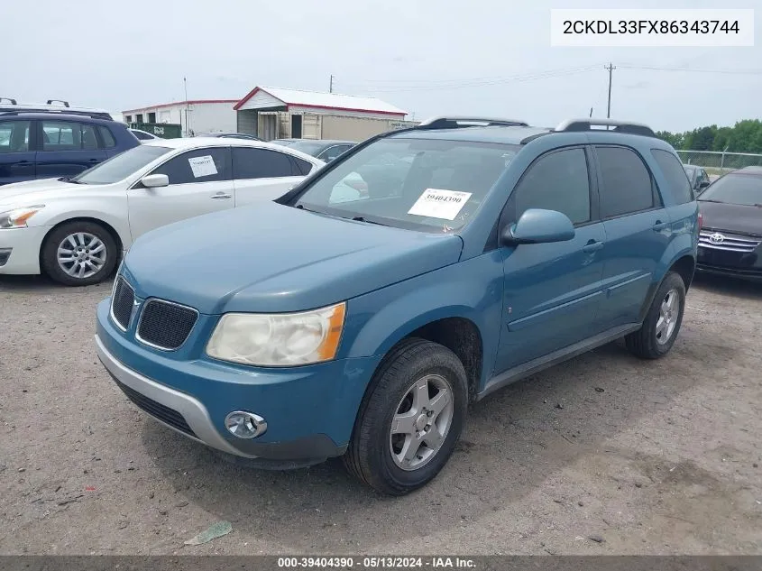 2CKDL33FX86343744 2008 Pontiac Torrent