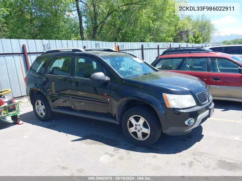 2CKDL33F986022911 2008 Pontiac Torrent