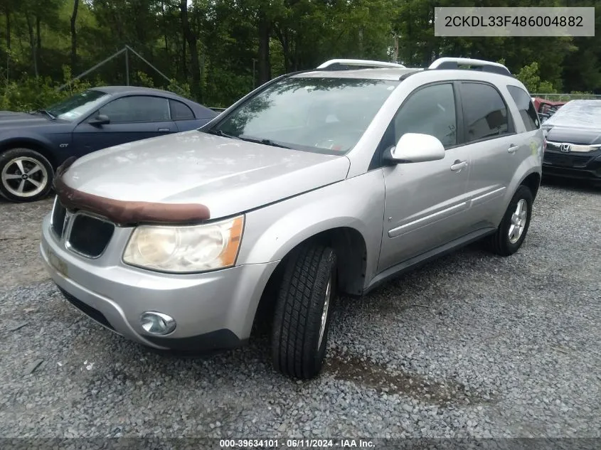 2CKDL33F486004882 2008 Pontiac Torrent