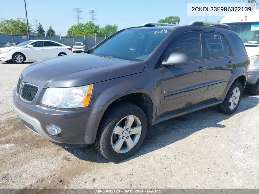 2CKDL33F986322139 2008 Pontiac Torrent