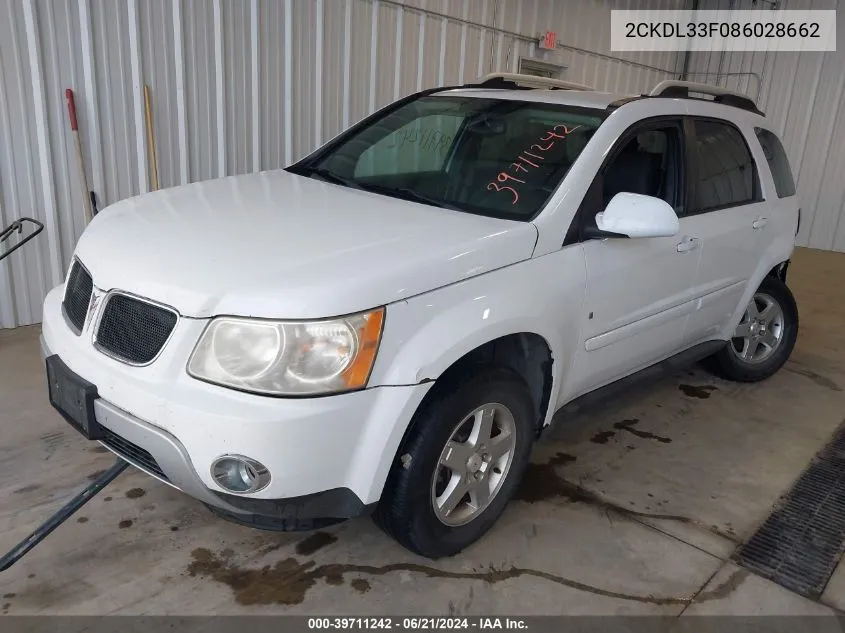 2CKDL33F086028662 2008 Pontiac Torrent