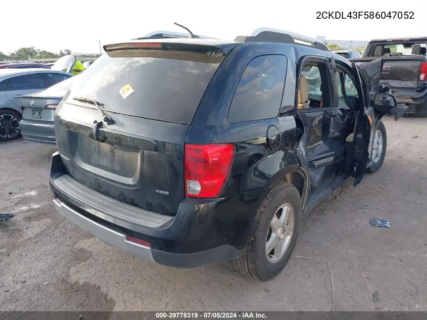 2CKDL43F586047052 2008 Pontiac Torrent