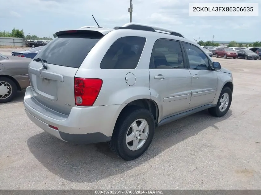 2CKDL43FX86306635 2008 Pontiac Torrent