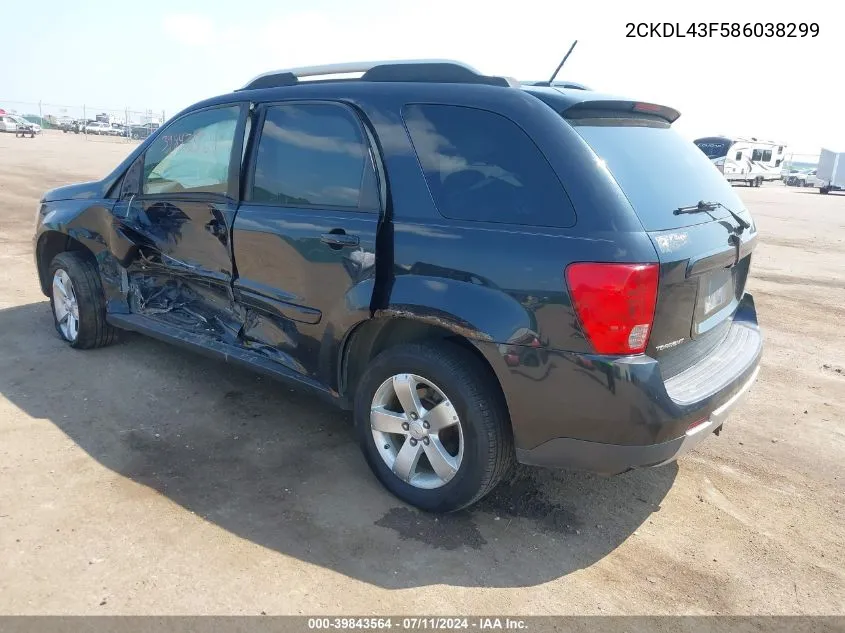 2CKDL43F586038299 2008 Pontiac Torrent