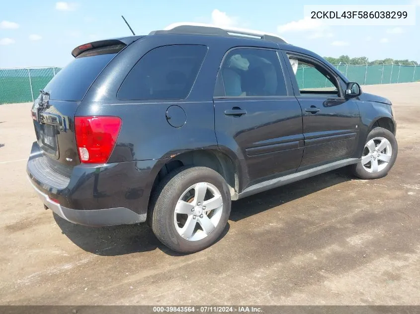 2CKDL43F586038299 2008 Pontiac Torrent