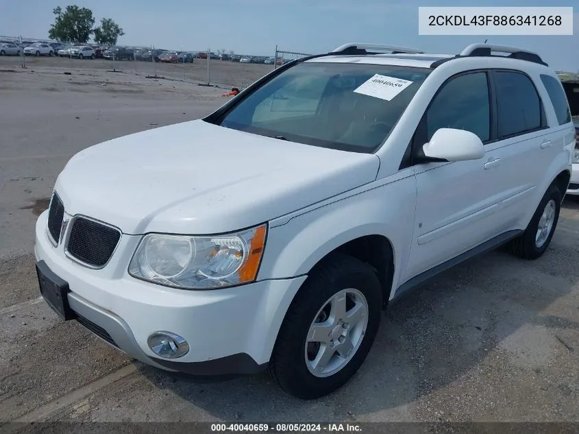 2CKDL43F886341268 2008 Pontiac Torrent