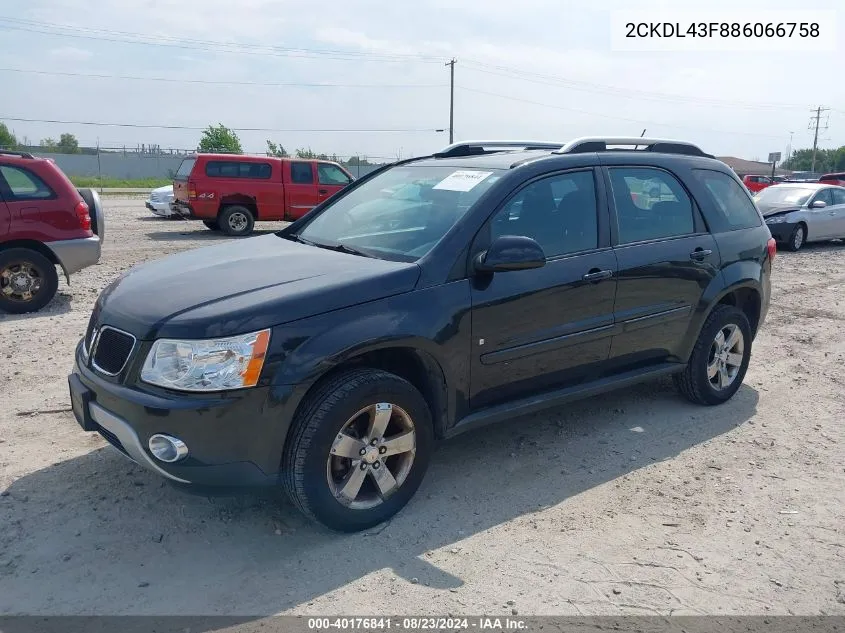 2CKDL43F886066758 2008 Pontiac Torrent