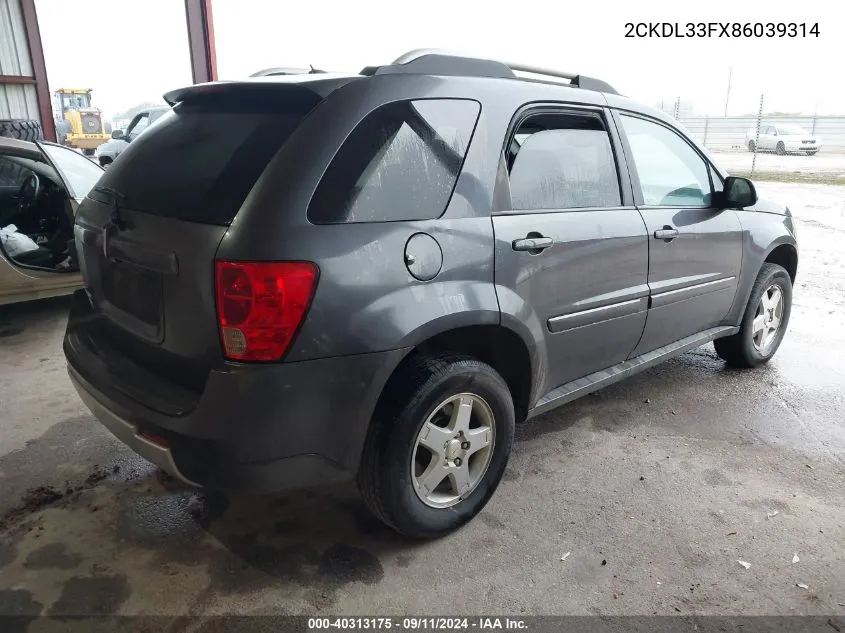 2CKDL33FX86039314 2008 Pontiac Torrent