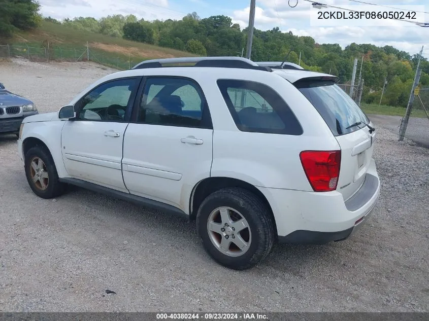 2CKDL33F086050242 2008 Pontiac Torrent