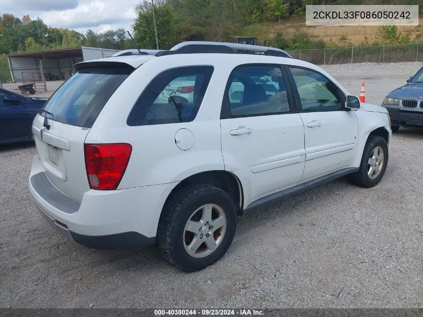 2CKDL33F086050242 2008 Pontiac Torrent