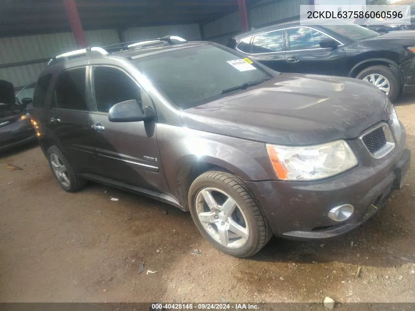 2CKDL637586060596 2008 Pontiac Torrent Gxp