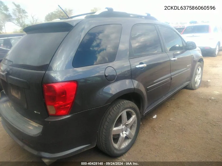 2CKDL637586060596 2008 Pontiac Torrent Gxp