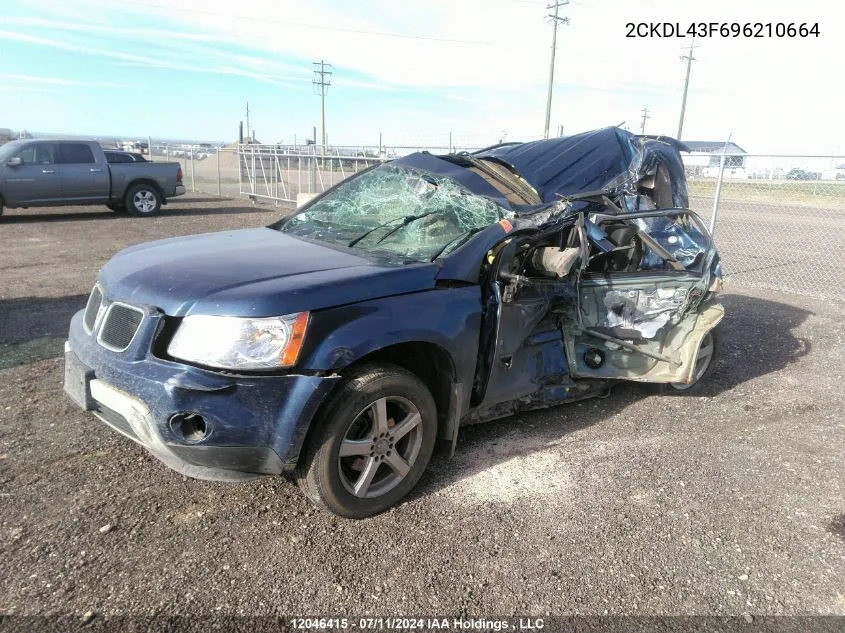 2CKDL43F696210664 2009 Pontiac Torrent