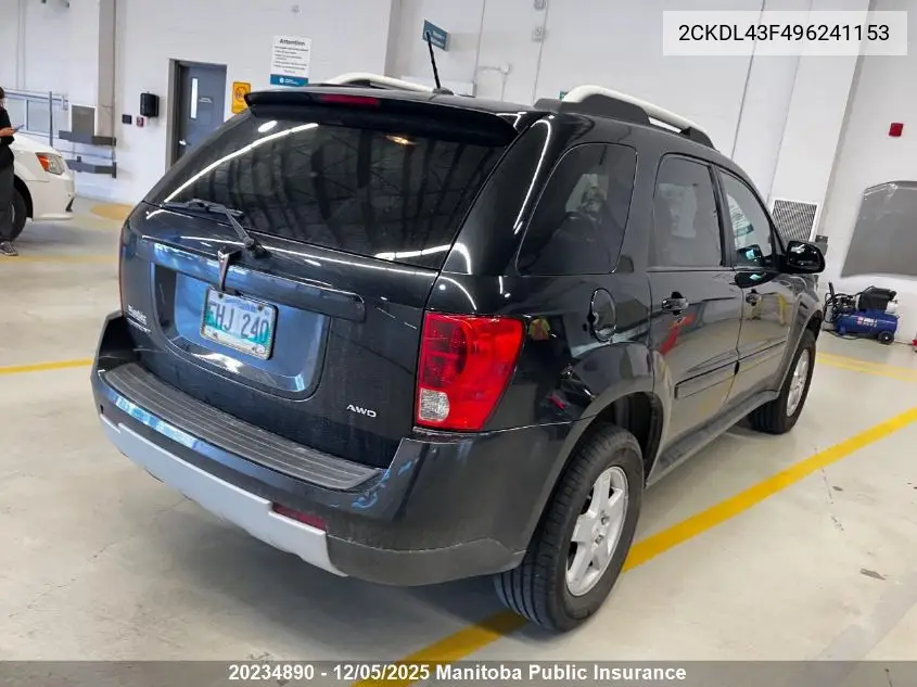 2CKDL43F496241153 2009 Pontiac Torrent