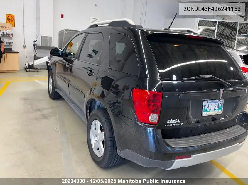2CKDL43F496241153 2009 Pontiac Torrent