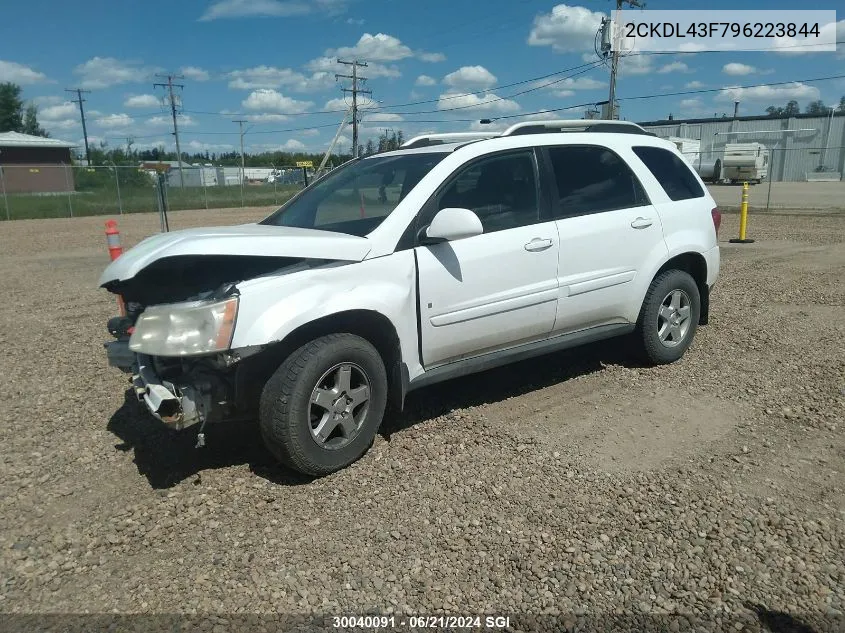 2009 Pontiac Torrent VIN: 2CKDL43F796223844 Lot: 30040091