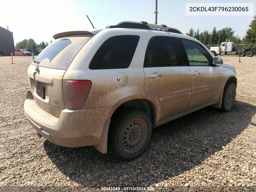 2009 Pontiac Torrent VIN: 2CKDL43F796230065 Lot: 30041049